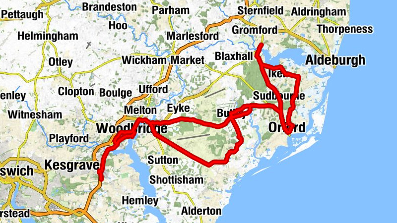 Martlesham Heath - Catholic Church of St Thomas of Canterbury - Woodbridge Methodist Church - St Bartholomew, Orford