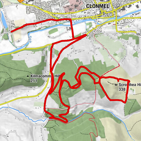 Toberaheena - Toberaheena Well - Clonmel - Scrouthea Hill