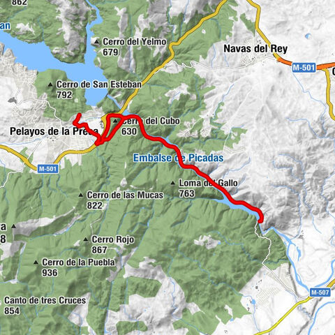 Pelayos de la Presa - Cerro del Cubo