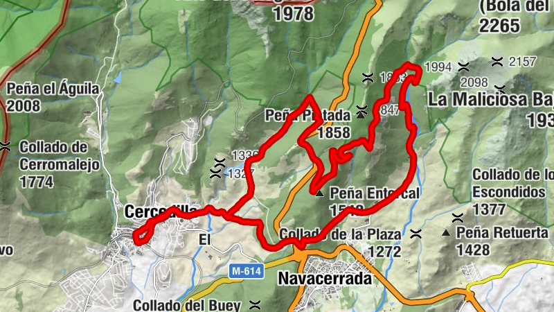 Cercedilla - El Baillo y las Hojarascas - El Portazgo - La Fonda Real