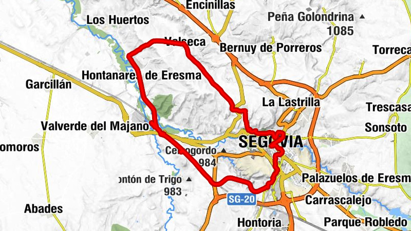 Segovia - Iglesia de Santa María Magdalena - Iglesia de la Veracruz - La Alcaldesa