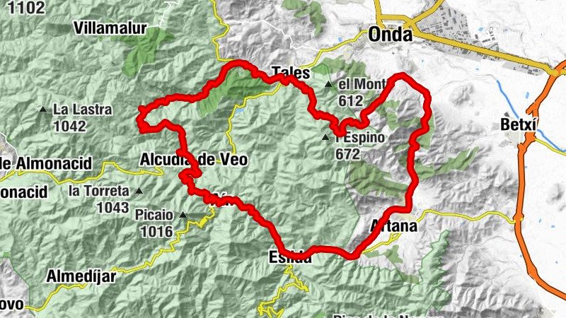 Font de la Solana - Església Parroquial de Sant Joan Baptista - Alt de Molina - Ermita de Santa Cristina