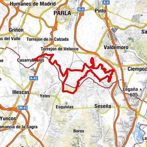 Casarrubuelos - La Sima - Fechosa - Valdemoro