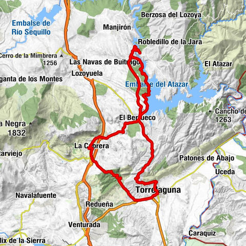 El Berrueco - Bar El Molino - Iglesia de La Inmaculada Concepción - Torrelaguna