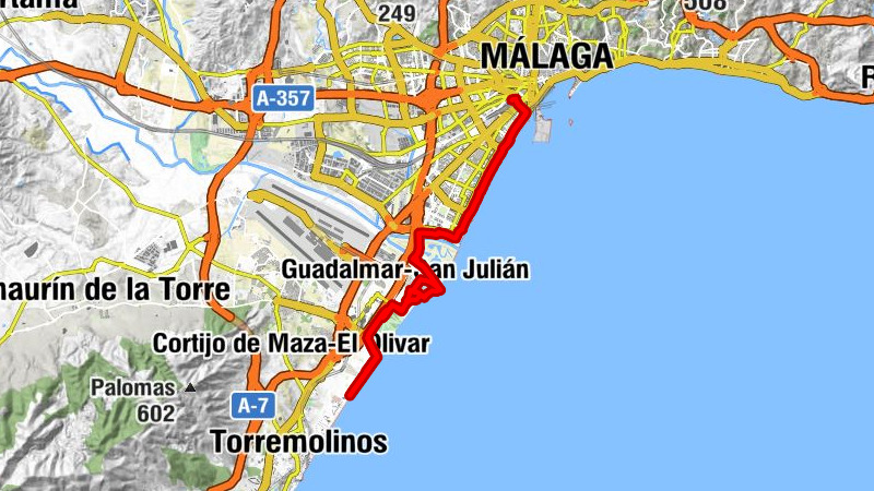 El Perchel - Santuario de la Virgen del Carmen - Torremolinos - Málaga