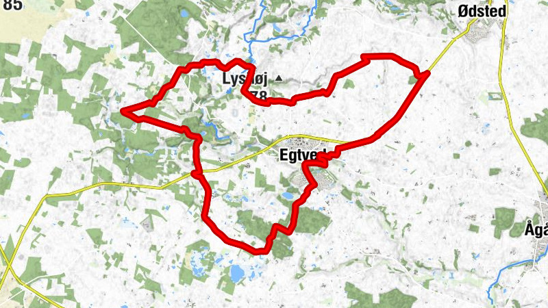 Vejle Kommune - Spjarup - Tågelund - Korbenhøj