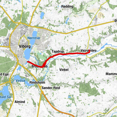 Vejrumbro - Tapdrup - Lille Asmild - Viborg