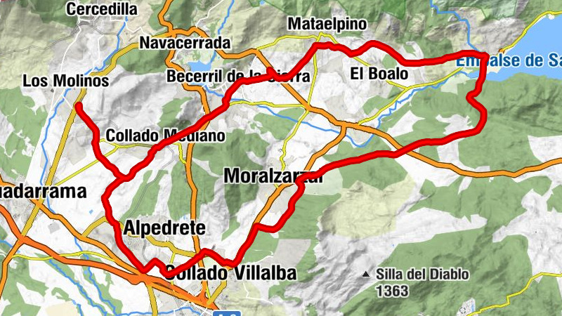 Los Molinos - Alpedrete - Collado Villalba - Moralzarzal