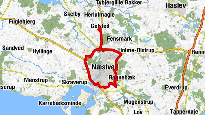 Gelsted - Næstved - Terbækshuse