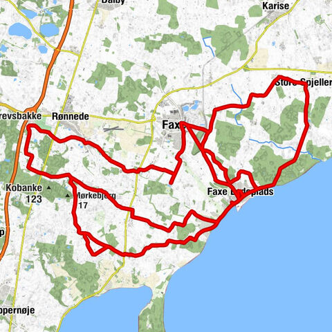 Faxe Ladeplads - Hylleholt Kirke - Faxe - Roholte Kirke