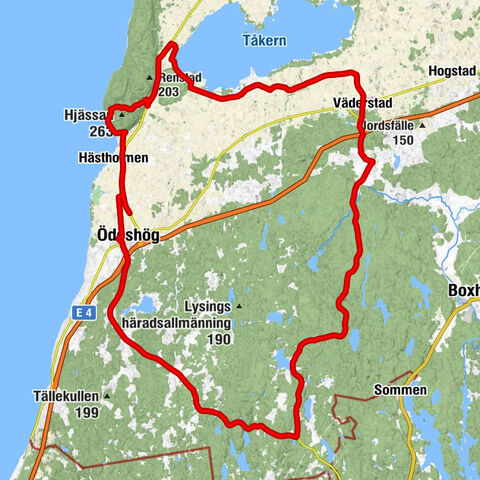 Pikatorp - Trehörna kyrka - Kumla kyrka - Tägneby