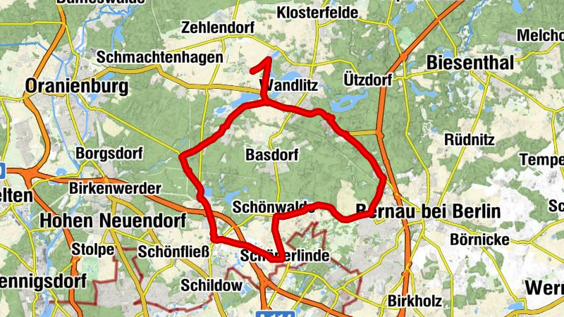 Fischerstube - Zur Waldschänke - Gaststätte Heidekrug - Evangelische Kirche Schönwalde