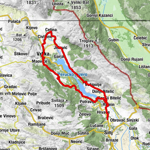 Vreba - Crkva sv. Nikole - Vrlika - crkva Gospe od Ružarija