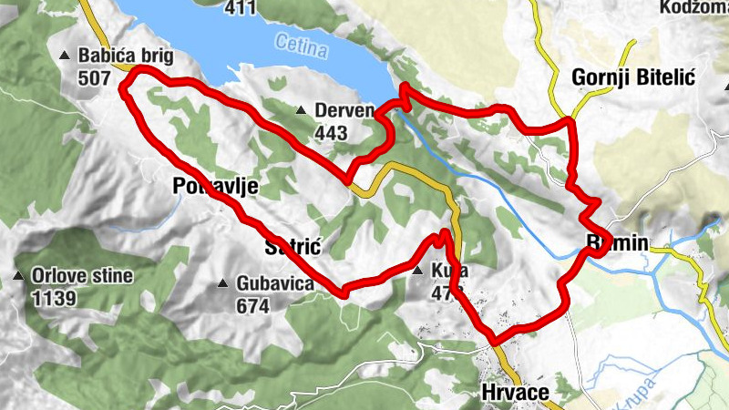 Potravlje - Knezovići - Majići - Gašpari