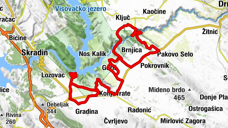 Lozovac - Koštani - Tulići - Gornji Krnići