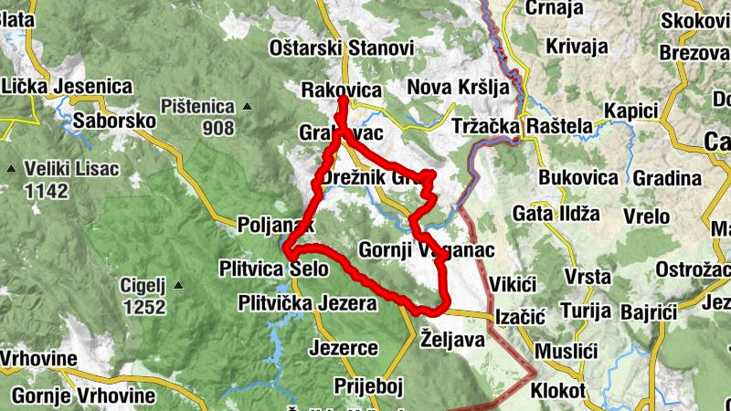 Rakovica - Brajdić Selo - Grabovac - crkva Uzvišenja Svetog Križa