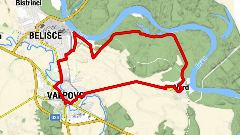 Valpovo - Zeleni brijeg - Kapela sv. Roka - Svete Katarine