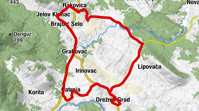 Karlovačka županija - Čatrnja - crkva svetog Antuna Padovanskog - crkva svete Jelene Križarice