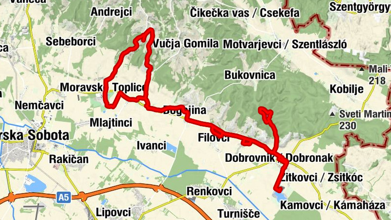 Suhi Vrh - Blažev breg - Kapela sv. Jožefa Delavca - Cerkev sv. Jakoba