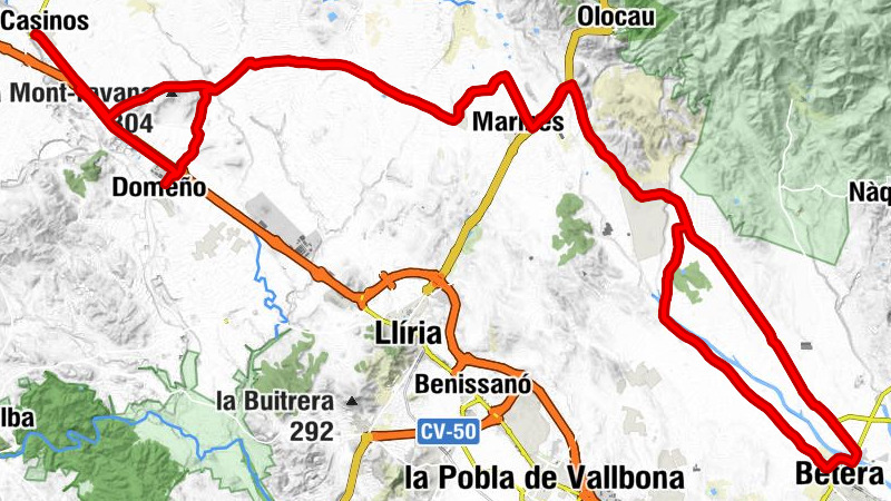 Casinos - Marines - Bétera - Urbanització Camp de Llíria