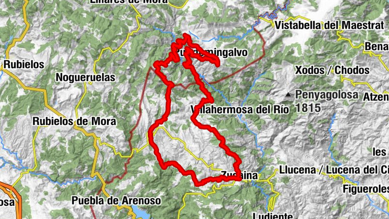 Bar El Porche - El Calvario - Ermita de Santa Bárbara - Alto del Pellejero