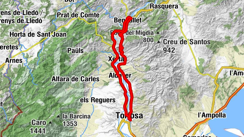 Tortosa - la Nativitat de Maria - Coll de Som - Maré de Déu de l'Oliva