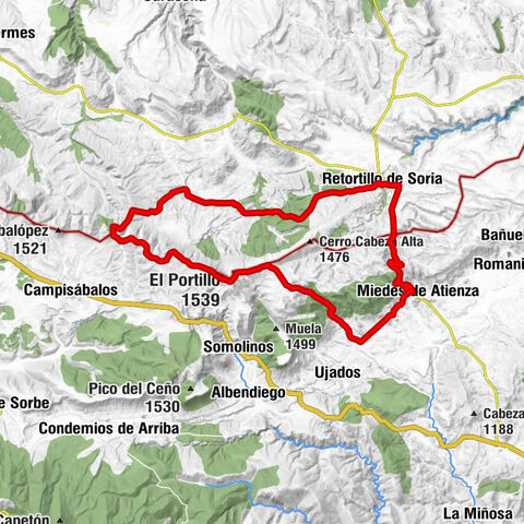 Hijes - La Peñota - Cabeza Cabera - El Portillo