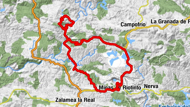Minas de Riotinto - El Campillo - Mina Concepción - La Dehesa