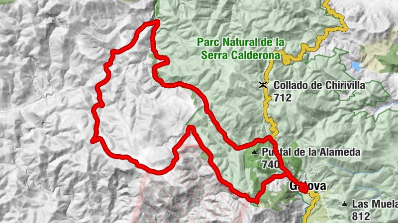 Gátova - La Rambla - Collado del Lobo - Los Collados