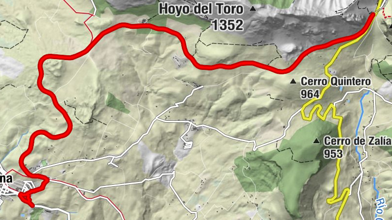 Boquete de Zafarraya - El Aguadero - Fuente Carrion - Periana