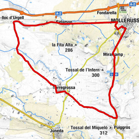 El Bressol de Miralcamp - Tossalet de l'Àliga - Braseria Els 4 Llops - Mollerussa