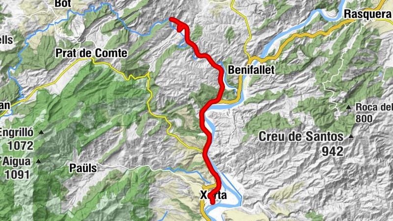 Sant Martí - Xerta - Estació Benifallet Via Verda - Brasa Verda