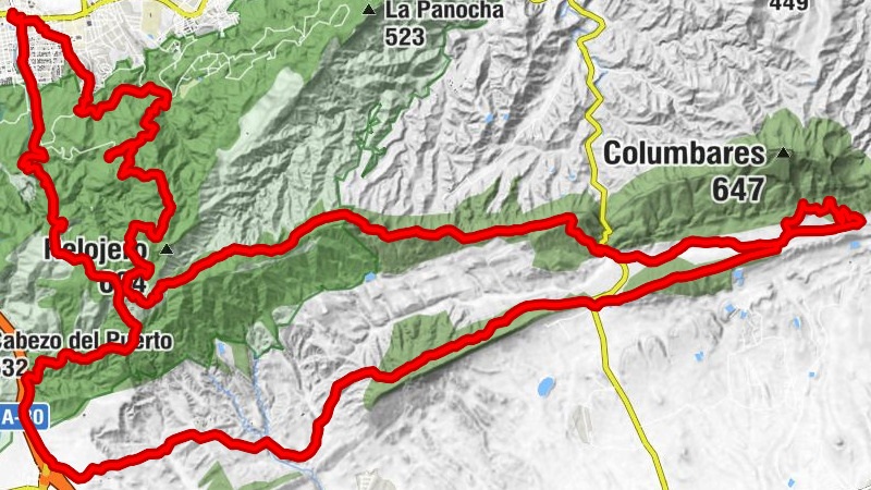 La Alberca de las Torres - Collado de las Zorras - Venta El Garruchal - Convento Santa Catalina del Monte