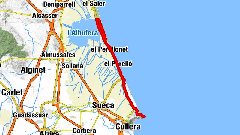 Mareny de Barraquetes - La Mar De Bo El Perellonet - Ernita Virgen del Pilar - Ermita San Lorenzo (la font santa)