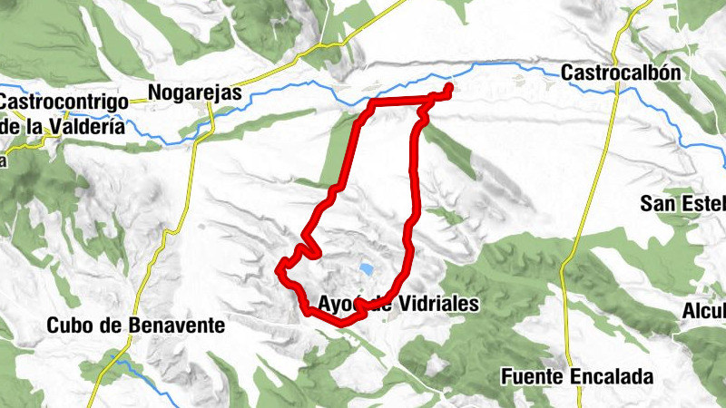 Felechares de la Valdería - Ayoó de Vidriales - La Mediana - El Cacharrón