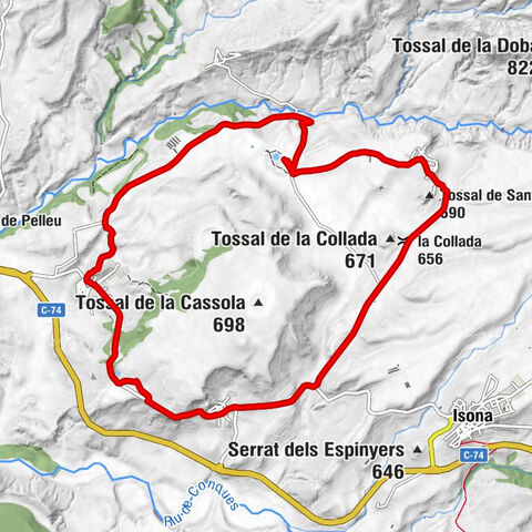 Mare de Déu del Prat - Figuerola d'Orcau - Sant Romà - la Collada