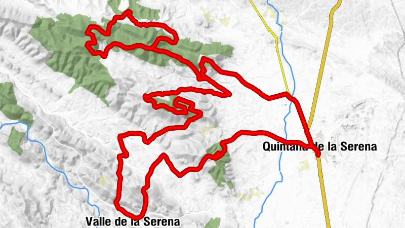 Quintana de la Serena - Valle de la Serena - Puerto Ancho - Puerto de la Cabra