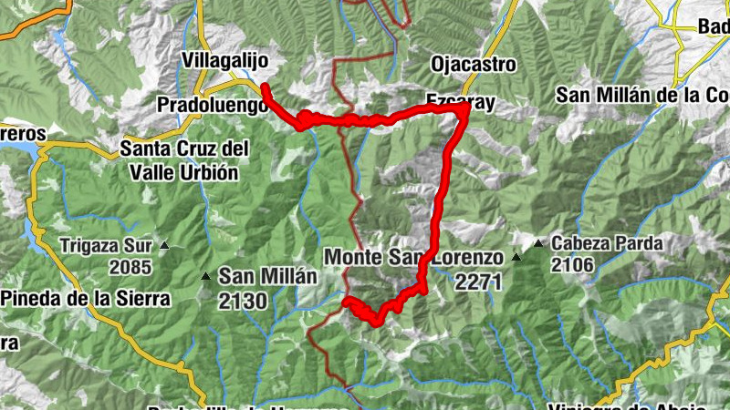 San Vicente del Valle - Ermita de Nuestra Señora de la Asunción - Ermita de las siete fuentes - Iglesia de San Andrés Apóstol