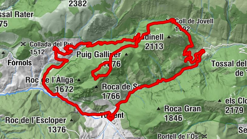 Tuixent - Cornellana - Coll de Jovell - Sant Esteve