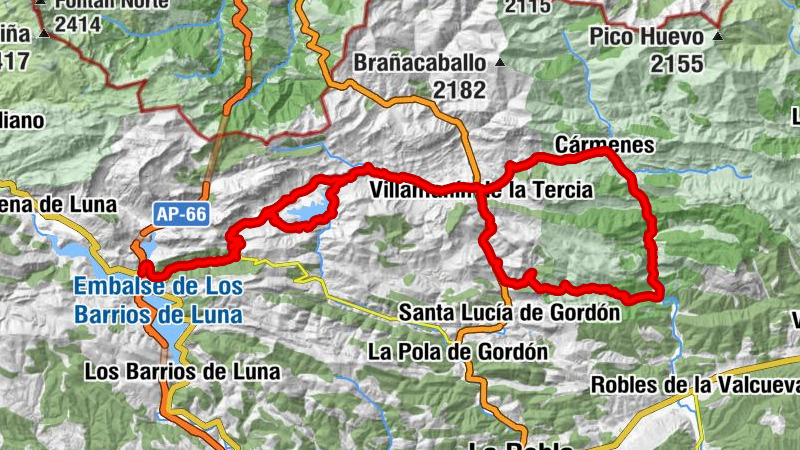 Sena de Luna - Iglesias de San Martín de Tours - Iglesia de San Martín de Cármenes - Collada de Cármenes