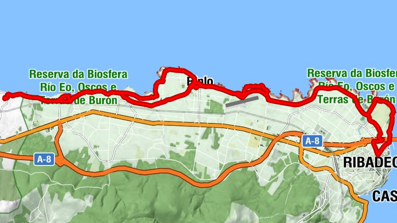 Moledo - La Yenka - Capela de San Miguel - Areas