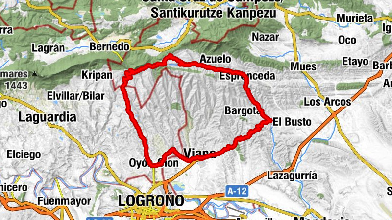 Eliza / Iglesia - Ermita de la Virgen del Poyo - Ermita de San Cristobal - Corres