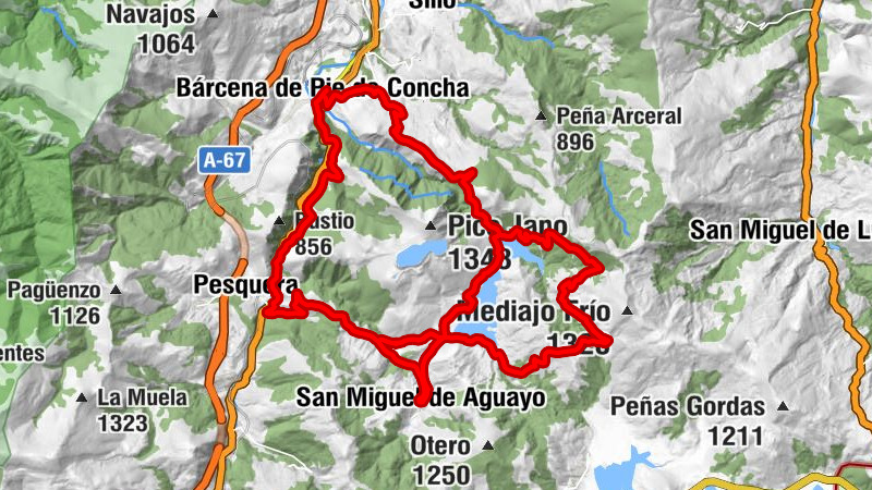 Bárcena - Casa Ferrero - Iglesia de San Cosme y San Damián - El Mojón