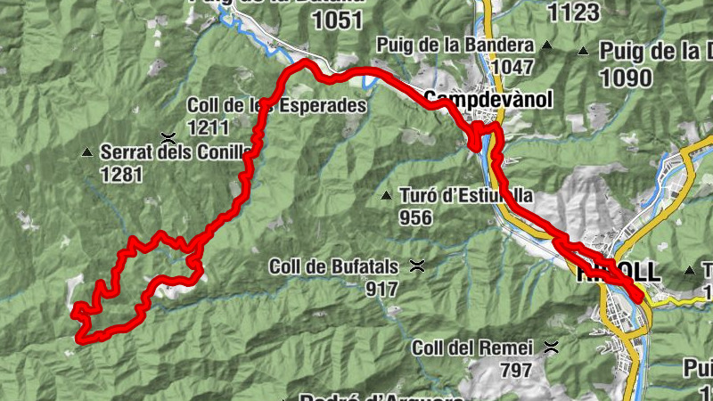 Ripoll - Sant Pere de Ripoll - Campdevànol