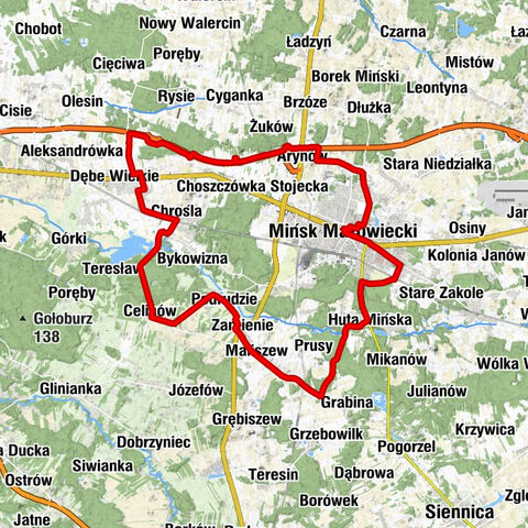 Anielina - Kościół pw. Zwiastowania Pańskiego - Kościół pw. Narodzenia Najświętszej Maryi Panny - Mińsk Mazowiecki