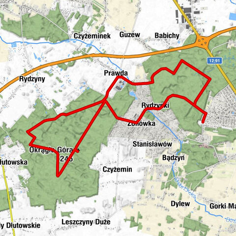 Molenda - Prawda - Okrągła Góra - Zofiówka