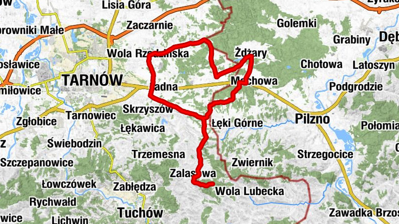 Wymyśle - Kościół pw. Świętego Jana Apostoła i Ewangelisty w Zalasowej - Bystra Góra - Kaplica pw. Matki Bożej Nieustającej Pomocy