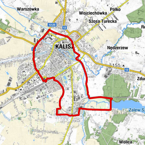 Kalisz - Słoneczny Stok - Piskorzewie