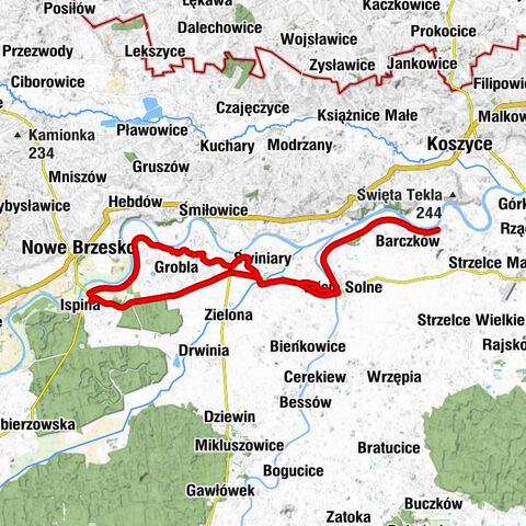 Kąty - Zapusta - Trawniki - Grobla