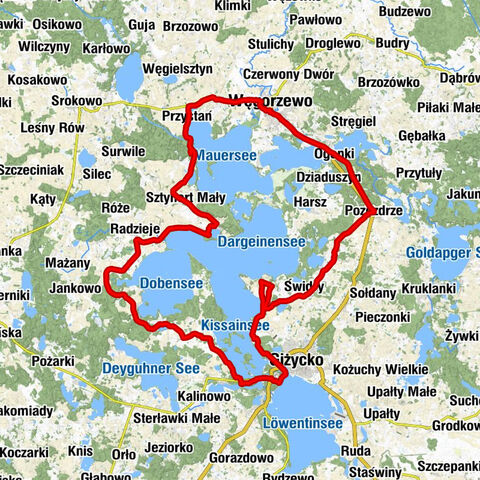 Węgorzewo - Janówko - Giżycko - Kościół pw. Ducha Świętego